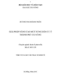 Luận văn: Giải pháp nâng cao mức sống dân cư ở thành phố Đà Nẵng