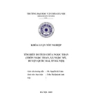 Tóm tắt Khóa luận tốt nghiệp ngành Bảo tàng học: Tìm hiểu di tích chùa Ngọc Than (Thôn Ngọc Than, xã Ngọc Mỹ, huyện Quốc Oai, Tp.Hà Nội)