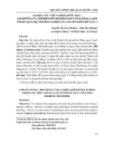 Nghiên cứu thử nghiệm bước đầu: Ảnh hưởng của thời điểm hỗ trợ phôi thoát màng bằng laser tới kết quả thụ tinh ống nghiệm của chuyển phôi trữ ngày 3