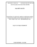 Luận văn Thạc sĩ Kinh tế: Ảnh hưởng của bảo mật thông tin đến hoạt động thanh toán thẻ tại Ngân hàng TMCP Đầu tư và Phát triển Việt Nam – Chi nhánh Bảo Lộc