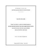 Luận văn Thạc sĩ Kinh tế: Nâng cao chất lượng sản phẩm dịch vụ dành cho khách hàng doanh nghiệp FDI bán buôn tại Ngân hàng thương mại cổ phần Ngoại thương Việt Nam