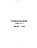 Bài giảng chuyên đề: Sản khoa - Vỡ tử cung