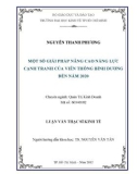 Luận văn Thạc sĩ Kinh tế: Một số giải pháp nâng cao năng lực cạnh tranh của Viễn Thông Bình Dương đến năm 2020