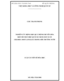 Luận án Tiến sĩ Hóa học: Nghiên cứu động học quá trình chuyển hóa một số chất độc quân sự bằng dẫn xuất Chloro - Isocyanurate trong môi trường nước