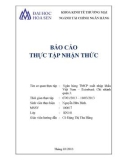 Báo cáo thực tập nhận thức: Ngân hàng TMCP xuất nhập khẩu Việt Nam – Eximbank Chi nhánh quận 3