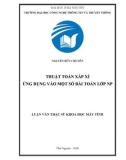 Luận văn Thạc sĩ Khoa học máy tính: Thuật toán xấp xỉ ứng dụng vào một số bài toán lớp NP