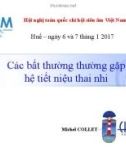 Bài giảng Các bất thường thường gặp hệ tiết niệu thai nhi