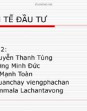 Đề tài DỰA VÀO CÁC LÝ THUYẾT KINH TẾ VỀ ĐẦU TƯ GIẢI THÍCH VAI TRÒ CỦA ĐẦU TƯ ĐỐI VỚI TĂNG TRƯỞNG VÀ PHÁT TRIỂN KINH TẾ 