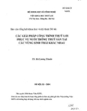 Các giải pháp công trình thủy lợi phục vụ nuôi trồng thủy sản tại các vùng sinh thái khác nhau