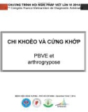 Bài giảng Chi khoèo và cứng khớp