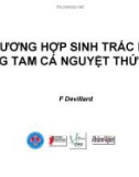 Bài giảng Không tương hợp sinh trắc học thai trong tam cá nguyệt thứ nhất