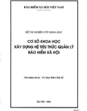 Cơ sở khoa học xây dựng hệ tiêu thức quản lý bảo hiểm xã hội