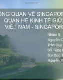 ĐỀ TÀI : TỔNG QUAN VỀ SINGAPORE VÀ QUAN HỆ KINH TẾ GIỮA VIỆT NAM - SINGAPORE