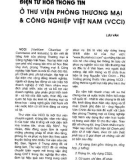 Báo cáo Điện tử hoá thông tin ở thư viện phòng thương mại và công nghiệp Việt Nam (VCCI)