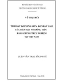 Luận văn Thạc sĩ Kinh tế: Tính bất đối xứng giữa độ nhạy cảm của tiền mặt với dòng tiền - Bằng chứng thực nghiệm tại Việt Nam