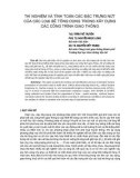 Báo cáo khoa học: thí nghiệm và tính toán các đặc trưng nứt của các loại bê tông dùng Trong xây dựng các công trình giao thông