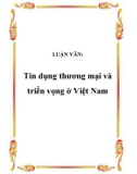 LUẬN VĂN: Tín dụng thương mại và triển vọng ở Việt Nam