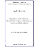 Luận văn Thạc sĩ Tâm lý học: Thực trạng hành vi đánh bạc của sinh viên ở một số trường đại học tại thành phố Hồ Chí Minh