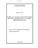 LUẬN VĂN: NGHIÊN CỨU, XÂY DỰNG ỨNG DỤNG HỆ THỐNG HỌC TIẾNG ANH THEO NHU CẦU NGƯỜI HỌC TRÊN THIẾT BỊ DI ĐỘNG