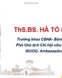 Bài giảng Vai trò siêu âm trong chẩn đoán phổ nhau cài răng lược - ThS. BS. Hà Tố Nguyên