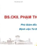 Bài giảng Can thiệp giảm tỷ lệ mổ lấy thai tại Bệnh viện Từ Dũ - BS. CKII. Phạm Thanh Hải