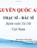 Bài giảng AMH tự động trên đánh giá đáp ứng buồng trứng trong IVF - Ths. Bs. Nguyễn Quốc Anh