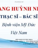 Bài giảng Kỹ thuật IUI – cập nhật y học chứng cứ - ThS. BS. Giang Huỳnh Như