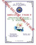 Khóa luận tốt nghiệp Quản trị kinh doanh: Nâng cao chất lượng dịch vụ ăn uống tại nhà hàng khách sạn Hương Giang - Huế