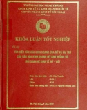 Khóa luận tốt nghiệp: Tìm hiểu văn hóa kinh doanh của Mỹ và vai trò của văn hóa kinh doanh Mỹ ảnh hưởng tới mối quan hệ kinh tế Mỹ - Việt