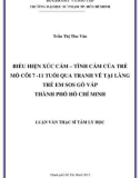 Luận văn Thạc sĩ Tâm lý học: Biểu hiện xúc cảm – tình cảm của trẻ mồ côi 7 - 11 tuổi qua tranh vẽ tại làng trẻ em SOS Gò Vấp thành phố Hồ Chí Minh