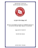 Luận văn Thạc sĩ Quản lý kinh tế: Quản lý tài chính tại Công ty cổ phần vận tải và xây dựng Uông Bí: Thực trạng và giải pháp