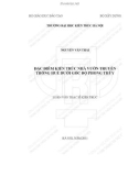 Tóm tắt Luận văn Thạc sĩ Kiến trúc: Đặc điểm kiến trúc nhà vườn truyền thống Huế dưới góc độ phong thủy