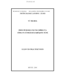 Luận văn Thạc sĩ: Phân tích báo cáo tài chính của Công ty Cổ phần Dầu khí Quốc tế PS
