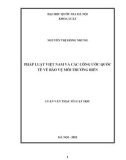 Luận văn Thạc sĩ Luật học: Pháp luật Việt Nam và các công ước quốc tế về bảo vệ môi trường biển