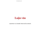 Luận văn: MẠCH PLC VÀ CẢM BIẾN TRONG BĂNG CHUYỀN