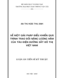 Luận án Tiến sĩ Kỹ thuật: Về một giải pháp điều khiển quá trình trao đổi năng lượng hãm của tàu điện đường sắt đô thị Việt Nam