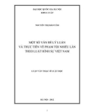 Luận văn Thạc sĩ Luật học: Một số vấn đề lý luận và thực tiễn về phạm tội nhiều lần theo luật hình sự Việt Nam