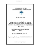 Luận văn: GIẢI PHÁP HẠN CHẾ RỦI RO TRONG THANH TOÁN QUỐC TẾ TẠI NGÂN HÀNG THƯƠNG MẠI CỔ PHẦN XUẤT NHẬP KHẨU VIỆT NAM