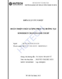 Luận văn: Hoàn thiện chất lượng phục vụ buồng tại SOMERSET CHANCELLOR COURT