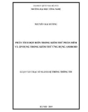 Luận văn Thạc sĩ Công nghệ thông tin: Phân tích đột biến trong kiểm thử phần mềm và áp dụng trong kiểm thử ứng dụng Android