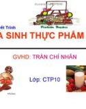 Đề tài: HÓA SINH THỰC PHẨM