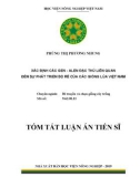 Tóm tắt Luận án tiến sĩ Nông nghiệp: Xác định các gen-alen đặc thù liên quan đến sự phát triển bộ rễ của các giống lúa Việt Nam