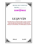 LUẬN VĂN: Giải pháp nâng cao chất lượng dịch vụ chăm sóc khách hàng cho ngân hàng Thương Mại Cổ Phần Sài Gòn Thương Tín (Sacombank), Chi nhánh Quận 8, Tp.HCM