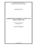 Luận văn thạc sĩ kinh tế: Marketing qua internet và thực tế áp dụng tại Việt Nam