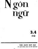 Vài nhận xét về đặc điểm ngữ pháp của các từ phụ cho động từ trong tiếng Việt qua một số văn bản thế kỷ XVII của giáo hội Thiên Chúa