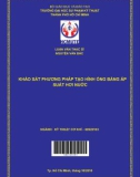 Luận văn Thạc sĩ Kỹ thuật cơ khí: Khảo sát phương pháp tạo hình ống bằng áp suất hơi nước