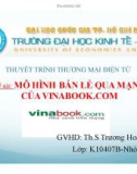 Tiểu luận: Mô hình bán lẻ qua mạng của Vinabook.com