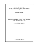 Luận văn Thạc sĩ Kinh tế: Hoàn thiện hệ thống kế toán trách nhiệm tại Công ty Chứng Khoán ACB