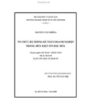 Luận văn Thạc sĩ Kinh tế: Tổ chức hệ thống kế toán doanh nghiệp trong điều kiện tin học hóa