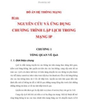 NGUYÊN CỨU VÀ ỨNG DỤNG CHƯƠNG TRÌNH LẬP LỊCH TRONG MẠNG IP CHƯƠNG 1_1